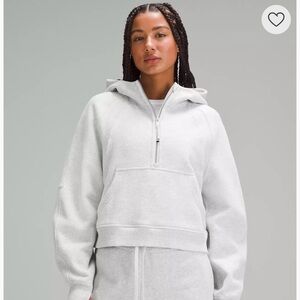 Lululemon Scuba Cropped/Oversized Half-Zip Hoodie, M/L
